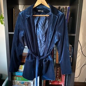 Velour Blazer